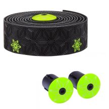 SUPACAZ SUPER STICKY GALAXY Wrap Black Yellow