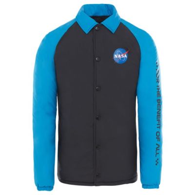 Vans X Space Voyager NASA Torrey Padded MTE Black Space Blue Men's Jacket - VN0A3HXZWU6
