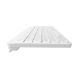6. NATEC TANG US wireless keyboard, BT + 2.4 GHz, quiet, slim, white