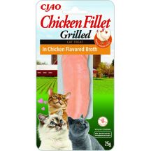 INABA Grilled Chicken Chicken fillet in chicken-flavored broth - a treat for cats - 25 g