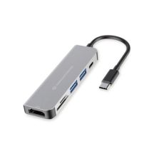 Conceptronic DONN02G USB 3.2 Gen 1 (3.1 Gen 1) Type-C Aluminum Docking Station