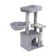 Cat scratching post 40x30x80 cm, gray, REBEL ANIMALS