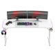 8. Huzaro Hero 4.8 White RGB Gaming Desk