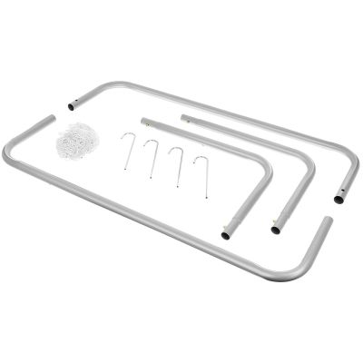 8. SET OF 2 FOOTBALL GOALS WITH NET 78x56x45CM