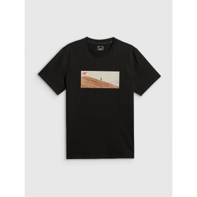 5. Men's regular printed T-shirt 4F 4FRSS26TTSHM4236-20S