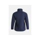 3. Peak Performance W Fleece Snap T Neck sweatshirt blue