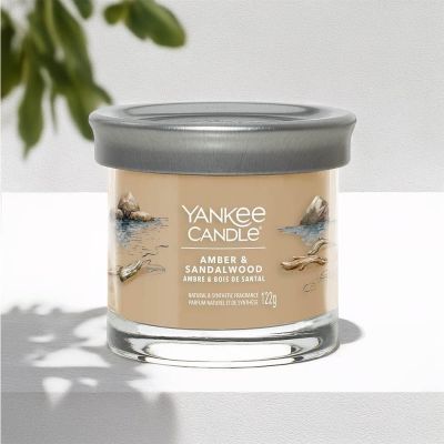 2. 1-Wick Tumbler AMBER & SANDALWOOD YANKEE