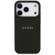 3. Guess Grained Gold Ring MagSafe Case for iPhone 18 Pro / 17 Pro - Black