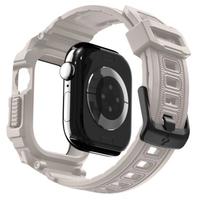 6. Spigen Rugged Armor Pro V2 Apple Watch Strap (46mm) - Beige