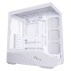 3. Lian Li Vector V100 PC Case, Midi-Tower, ATX, RGB, Tempered Glass - White