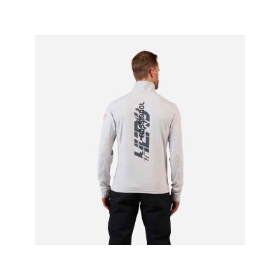 3. ROSSIGNOL Men's Hero Mid Layer Stretch Jkt Sweatshirt Gray
