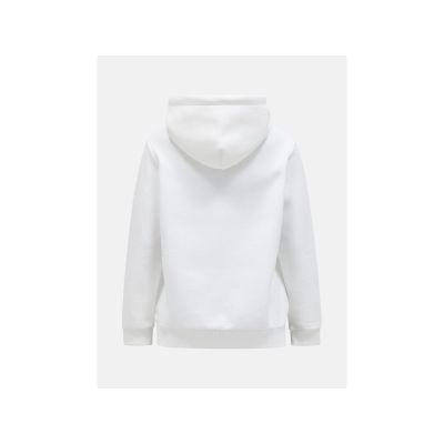 4. Peak Performance W Original Small Logo Hoo Sweatshirt White