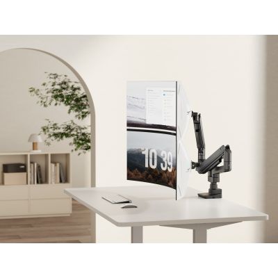 12. Desk Mount 17"-35"/2TFT 360° Gas Spring 20Kg Retail