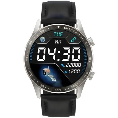 6. Smartwatch Gravity Silver 2 Straps GT10-7