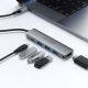 7. Acefast J16 USB Hub USB-C 5-in-1 HDMI 4K 60Hz PD90W Docking Station - Gray