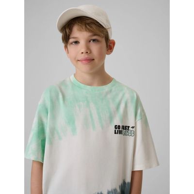 3. Boy's cotton T-shirt 4F 4FJRSS26TTSHM4172-90A
