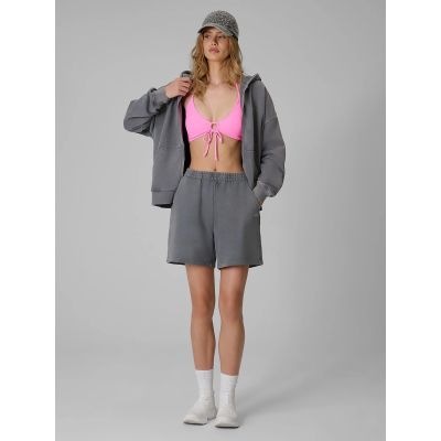 Women's oversize sweatshirt with hood 4F 4FRSS26TSWSF3189-27S