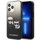 Karl Lagerfeld Gradient Ikonik Karl&Choupette Case for iPhone 13 Pro / iPhone 13 - Black