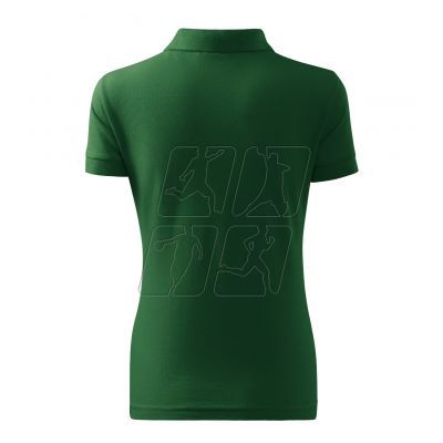 2. Malfini Cotton polo shirt W MLI-21306 bottle green