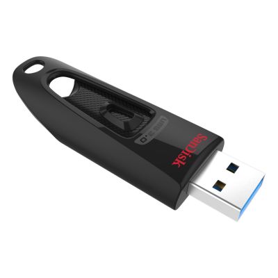 18. SanDisk Ultra SDCZ48-256G-U46 Flash Drive (256GB; USB 3.0; Black)