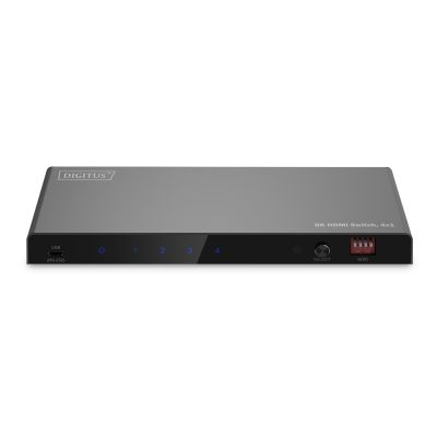 6. HDMI Switch 4x1, 8K/60Hz (4:4:4) with HDR, 48Gbps, HDCP 2.3, Toslink / Stereo, EDID