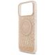 6. Guess IML Flowers Electro Pearl Strap MagSafe Case for iPhone 17 Pro Max - Pink