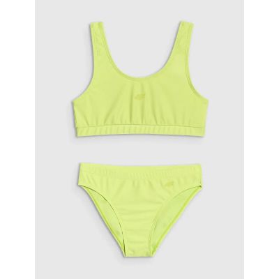 5. Girls' two-piece swimsuit 4F JUNIOR 4FJWMM00UBKSF027-45S