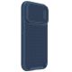 3. Nillkin Textured S Case for iPhone 14 Pro, armored cover with camera cover, blue