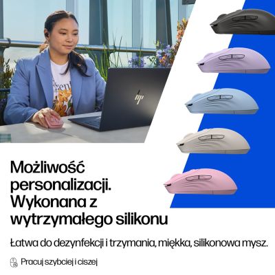 4. HP 400 Quiet Purple Wireless Mouse AZ7B7AA