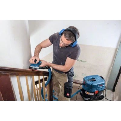 2. Bosch GET 55-125 Professional Random Orbital Sander 7800 RPM 15600 OPM Black, Blue 550 W