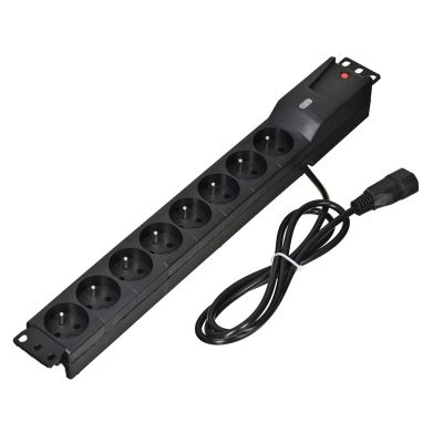 3. Lestar LZRM 810 BW GA K.:CZ 1.5M IEC3 surge protector strip (8 x UTE; 1.5m; black)