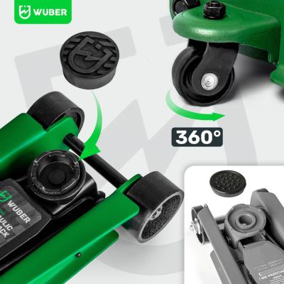 7. Low-Profile Car Jack 80–375 mm 2.5T W22002 WUBER