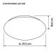 3. Modern Activejet OPERA 24 W LED ceiling light