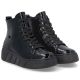4. Women's patent leather platform ankle boots, black, Rieker W2661-01
