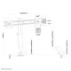 4. Neomounts FPMA-D860DBLACK Monitor Holder/Stand 68.6 cm (27") Desk Black