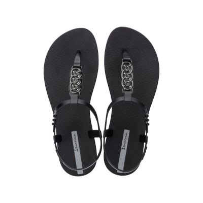 Ipanema Sandal Class women's flip-flop sandals, fashionable black, comfortable
