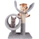 18. CAT SCRATCHING POST WITH TWO BEDROOMS 50CM