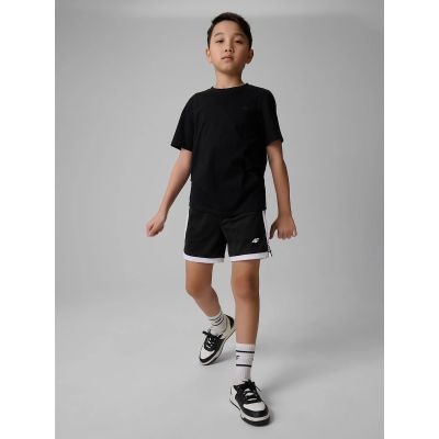 6. Boys' Plain Regular-Fit T-Shirt 4F 4FJRMM00TTSHM3596-20S