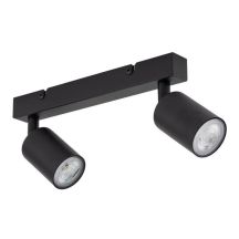 LAMP SPOT LIGHT TOP GU10 2X10W BK