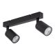 LAMP SPOT LIGHT TOP GU10 2X10W BK