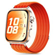 Tech-Protect Nylon Strap for Huawei Watch Fit 3 / 4 / 4 Pro / 5 / 5 Pro - Orange