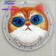 8. Nimmy Glasses Cool Cat MagSafe Case for iPhone 16 - Gray