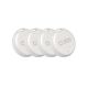 SBS Track My Circle locator compatible with Apple Find My set of 4 - white