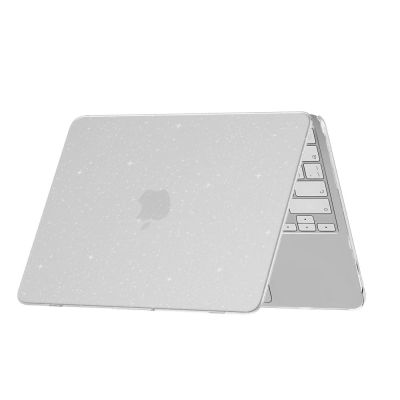 4. Tech-Protect SmartShell Case for MacBook Neo 13" 2026 - Clear-Glitter