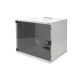 2. Digitus 19-inch 9U SOHO wall-mounted cabinet, gray, glass assembly