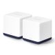 Mercusys Halo H50G (2-pack) Dual-band (2.4 GHz/5 GHz) Wi-Fi 5 (802.11ac) White 3 Internal