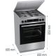 12. GORENJE GKS6C71XF Freestanding Cooker