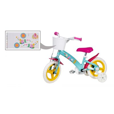 7. Children's bike 12" Peppa Pig green 1198