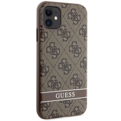 4. Guess GUHCN61P4SNW iPhone 11 / Xr brown/brown hardcase 4G Stripe