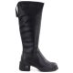 2. Women's leather ankle boots, black, Vinceza FIO27-67056